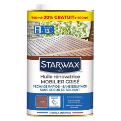 Castorama Huile De Rénovation Teck Starwax 750ML + 20%