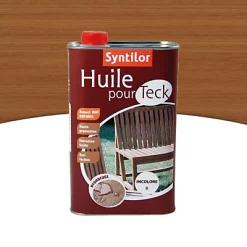 Castorama Huile Pour Teck Aspect Mat Naturel Syntilor 1L