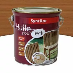 Castorama Huile Pour Teck Aspect Mat Naturel Syntilor 2,5L