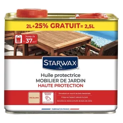 Castorama Huile Teck Très Longue Protection 2L + 25 %