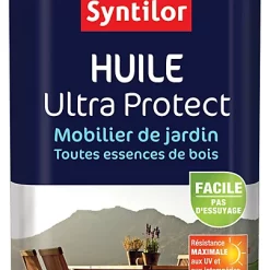 Castorama Huile Ultra Protect Mobilier De Jardin Toutes Essences De Bois Syntilor 1L + 20% Gratuit