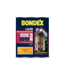 Castorama Lasure Bois Bondex Chêne Doré 1L - 8 Ans