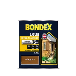Castorama Lasure Bois Bondex Chêne Moyen 1L - 5 Ans