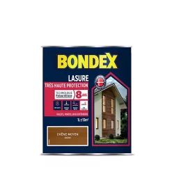 Castorama Lasure Bois Bondex Chêne Moyen 1L - 8 Ans