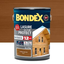 Castorama Lasure Bois Bondex Chêne Moyen 5L - 12 Ans