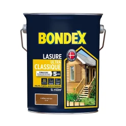 Castorama Lasure Bois Bondex Chêne Moyen 5L - 5 Ans