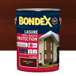 Castorama Lasure Bois Bondex Chêne Rustique 5L - 8 Ans