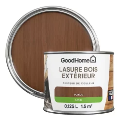 Castorama Lasure Bois Extérieur Acajou Satin 8 Ans GoodHome 125ml