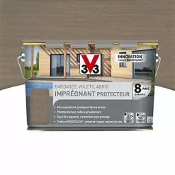 Castorama Lasure Bois Extérieur Bois Grisé Imprégnant 5 L