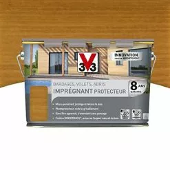 Castorama Lasure Bois Extérieur Chêne Clair Imprégnant 5 L