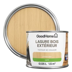 Castorama Lasure Bois Extérieur Chêne Clair Satin 8 Ans GoodHome 125ml