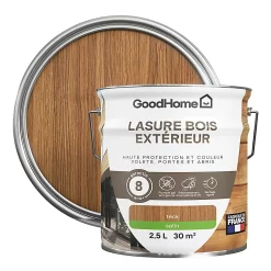 Castorama Lasure Bois Extérieur Chêne Doré Satin 8 Ans GoodHome 2.5L
