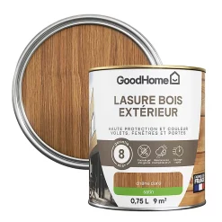 Castorama Lasure Bois Extérieur Chêne Doré Satin 8 Ans GoodHome 750ml
