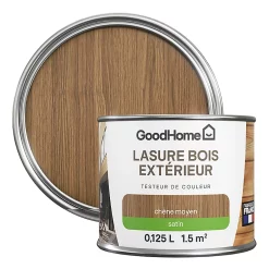 Castorama Lasure Bois Extérieur Chêne Moyen Satin 8 Ans GoodHome 125ml