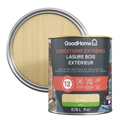 Castorama Lasure Bois Extérieur Incolore Satin 12 Ans GoodHome 750ml