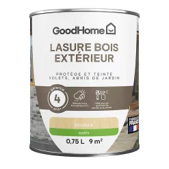 Castorama Lasure Bois Extérieur Incolore Satin 4 Ans GoodHome 750ml