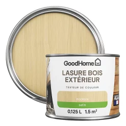 Castorama Lasure Bois Extérieur Incolore Satin 8 Ans GoodHome 125ml