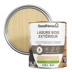 Castorama Lasure Bois Extérieur Incolore Satin 8 Ans GoodHome 750ml