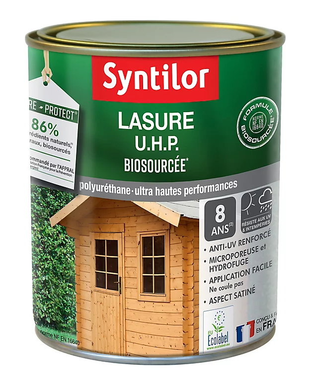 Castorama Lasure Bois Nature Protect Int/ext Syntilor 1L Satiné Chêne Moyen 3 Castorama Lasure Bois Nature Protect Int/ext Syntilor 1L Satiné Chêne Moyen