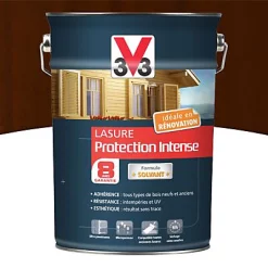 Castorama Lasure Bois Protection Intense V33 Chêne Foncé 5L - 8 Ans