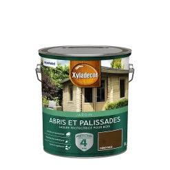 Castorama Lasure De Protection Pour Abris Et Palissades En Bois Xyladecor Mat 5L Chêne Foncé