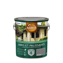 Castorama Lasure De Protection Pour Abris Et Palissades En Bois Xyladecor Mat 5L Gris
