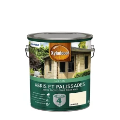 Castorama Lasure De Protection Pour Abris Et Palissades En Bois Xyladecor Mat 5L Lin Opaque