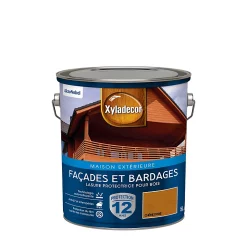 Castorama Lasure De Protection Pour Façades Et Bardages Xyladecor Satin 5L Chêne Doré