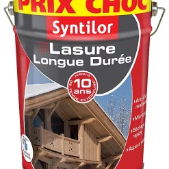 Castorama Lasure Longue Durée Syntilor Chêne Clair 5L