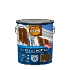 Castorama Lasure Protectrice Glycéro Volets Et Portails Xyladecor Satin 5L Chêne Foncé
