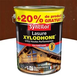 Castorama Lasure Syntilor Xylodhone Ultra Hautes Performances Acajou Exotique Satin 5L+ 20% Gratuit