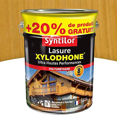 Castorama Lasure Syntilor Xylodhone Ultra Hautes Performances Chêne Clair Satin 5L + 20% Gratuit 3 Castorama Lasure Syntilor Xylodhone Ultra Hautes Performances Chêne Clair Satin 5L + 20% Gratuit
