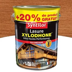 Castorama Lasure Syntilor Xylodhone Ultra Hautes Performances Chêne Doré Satin 5L + 20% Gratuit