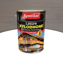Castorama Lasure Syntilor Xylodhone Ultra Hautes PerFormances Gris Acier Satin 5L