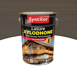 Castorama Lasure Syntilor Xylodhone Ultra Hautes Performances Gris Anthracite Satin 5L