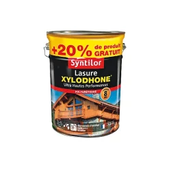 Castorama Lasure Syntilor Xylodhone Ultra Hautes Performances Incolore Satin 5L + 20% Gratuit