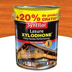 Castorama Lasure Syntilor Xylodhone Ultra Hautes Performances Merisier Doré Satin 5L + 20% Gratuit