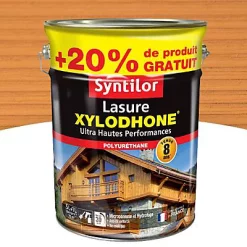 Castorama Lasure Syntilor Xylodhone Ultra Hautes Performances Oregon Satin 5L + 20% Gratuit