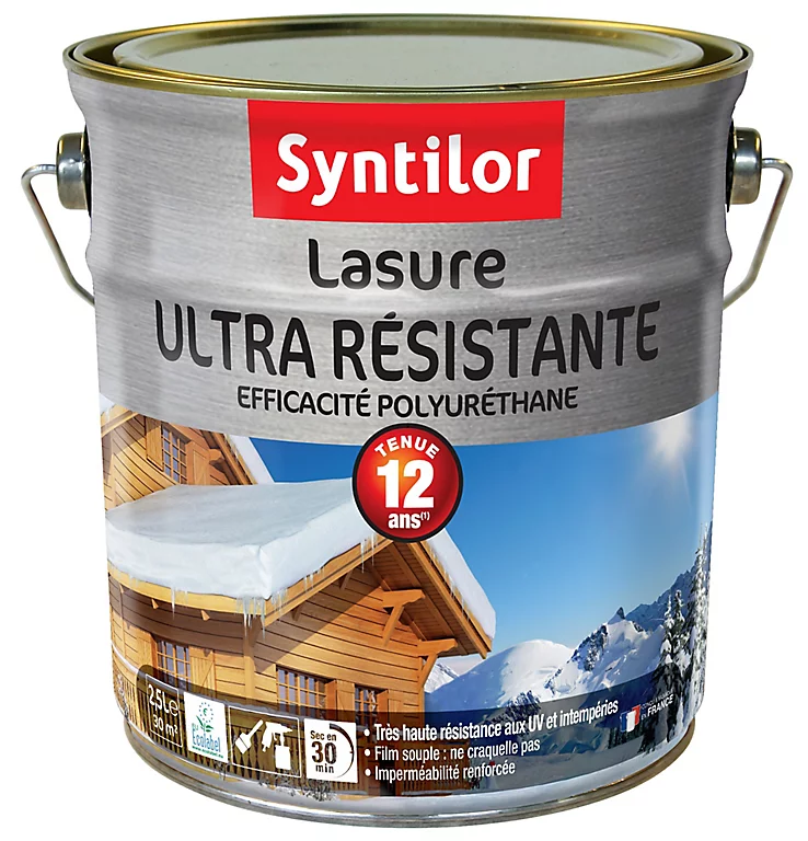 Castorama Lasure Ultra Résistante Syntilor Incolore 2,5L 3 Castorama Lasure Ultra Résistante Syntilor Incolore 2,5L