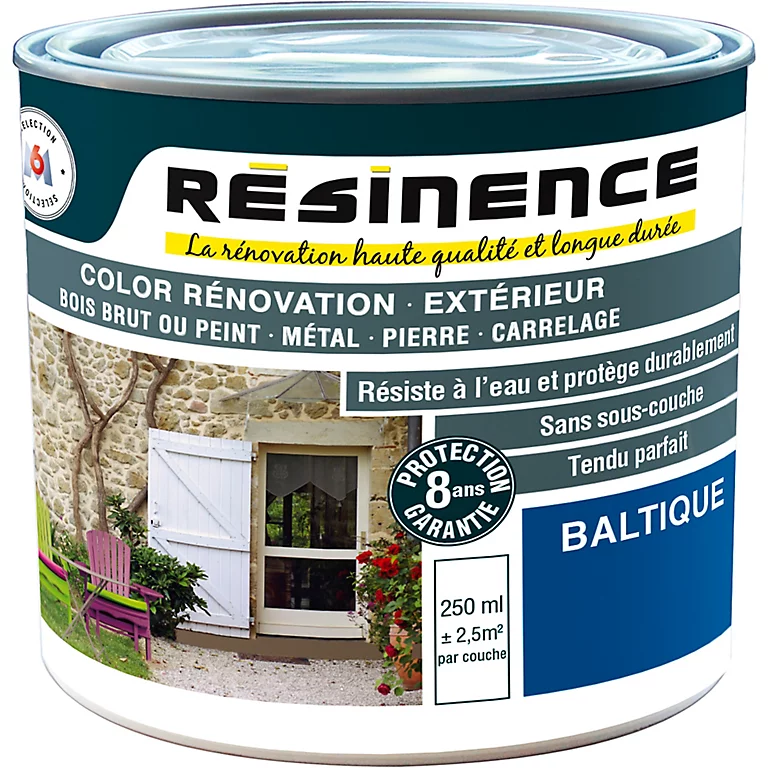 Castorama Peinture Rénovation Multi-supports Résinence Baltique Satin Résinence 0,25L 3 Castorama Peinture Rénovation Multi-supports Résinence Baltique Satin Résinence 0,25L