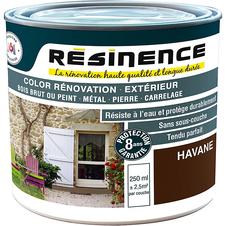 Castorama Peinture Rénovation Multi-supports Résinence Havane Satin Résinence 0,25L 3 Castorama Peinture Rénovation Multi-supports Résinence Havane Satin Résinence 0,25L