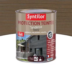Castorama Protection Teintée Bois Syntilor Brun Chaud 1L - 8 Ans