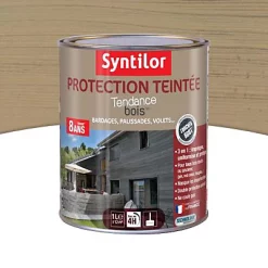 Castorama Protection Teintée Bois Syntilor Chêne Brut 1L - 8 Ans