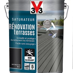 Castorama Rénovateur Terrasses Et Bardages Anthracite V33 5L
