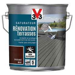 Castorama Rénovateur Terrasses Et Bardages Okoumé V33 2,5L