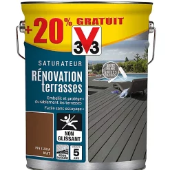 Castorama Rénovateur Terrasses Et Bardages Pin Iluka V33 5L + 20% Gratuit