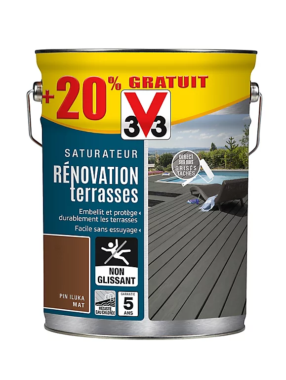 Castorama Rénovateur Terrasses Et Bardages Pin Iluka V33 5L + 20% Gratuit 3 Castorama Rénovateur Terrasses Et Bardages Pin Iluka V33 5L + 20% Gratuit