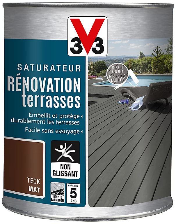 Castorama Rénovateur Terrasses Et Bardages Teck V33 1L 3 Castorama Rénovateur Terrasses Et Bardages Teck V33 1L