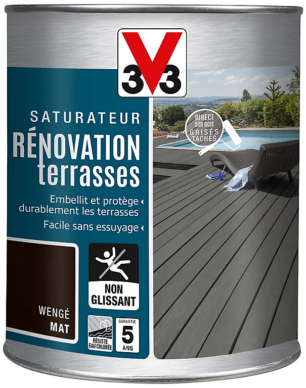 Castorama Rénovateur Terrasses Et Bardages Wengé V33 1L 3 Castorama Rénovateur Terrasses Et Bardages Wengé V33 1L