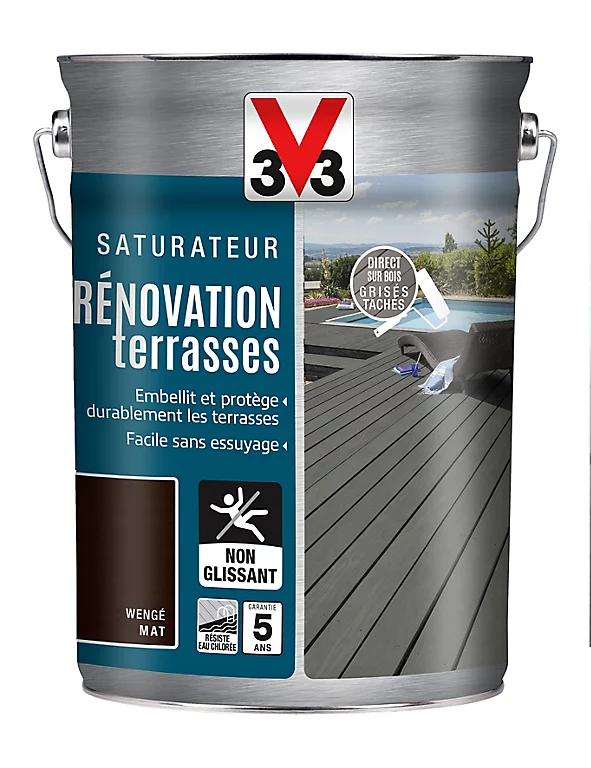 Castorama Rénovateur Terrasses Et Bardages Wengé V33 5L 3 Castorama Rénovateur Terrasses Et Bardages Wengé V33 5L